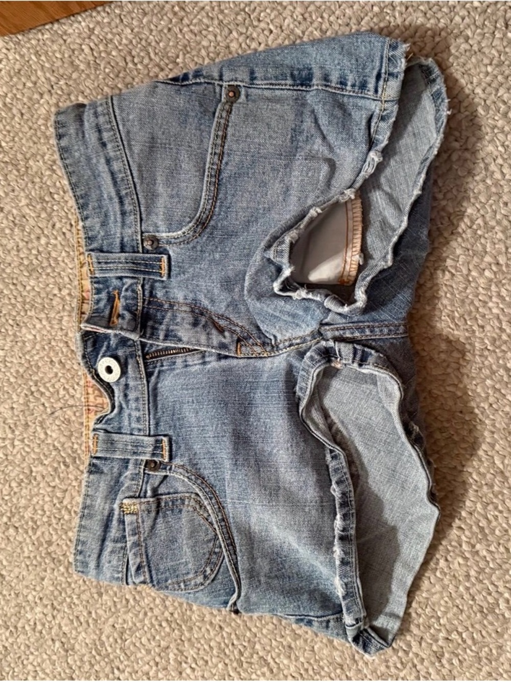 Levi's Light Blue Denim Jean Shorts